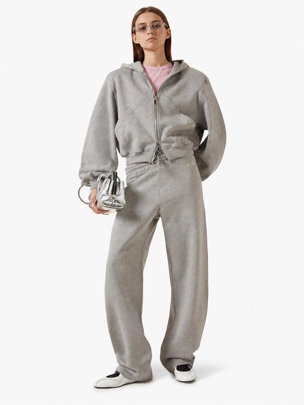 Cropped Zip-Up Hoodie Jacket
