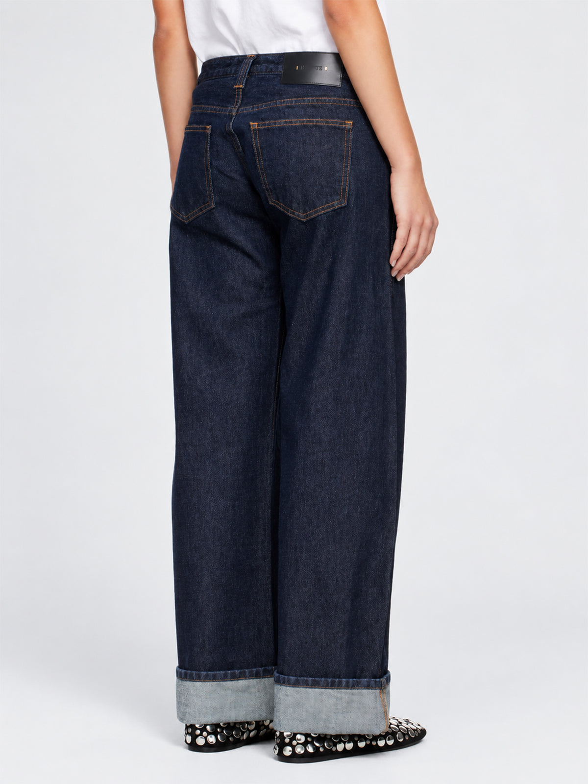 High Waist Wide Leg Vintage Denim Jeans