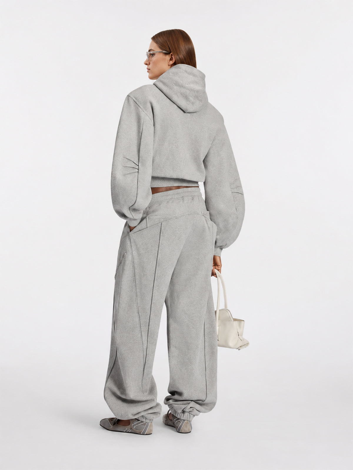 Cropped Zip-Up Hoodie Jacket