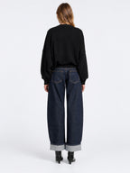High Waist Wide Leg Vintage Denim Jeans