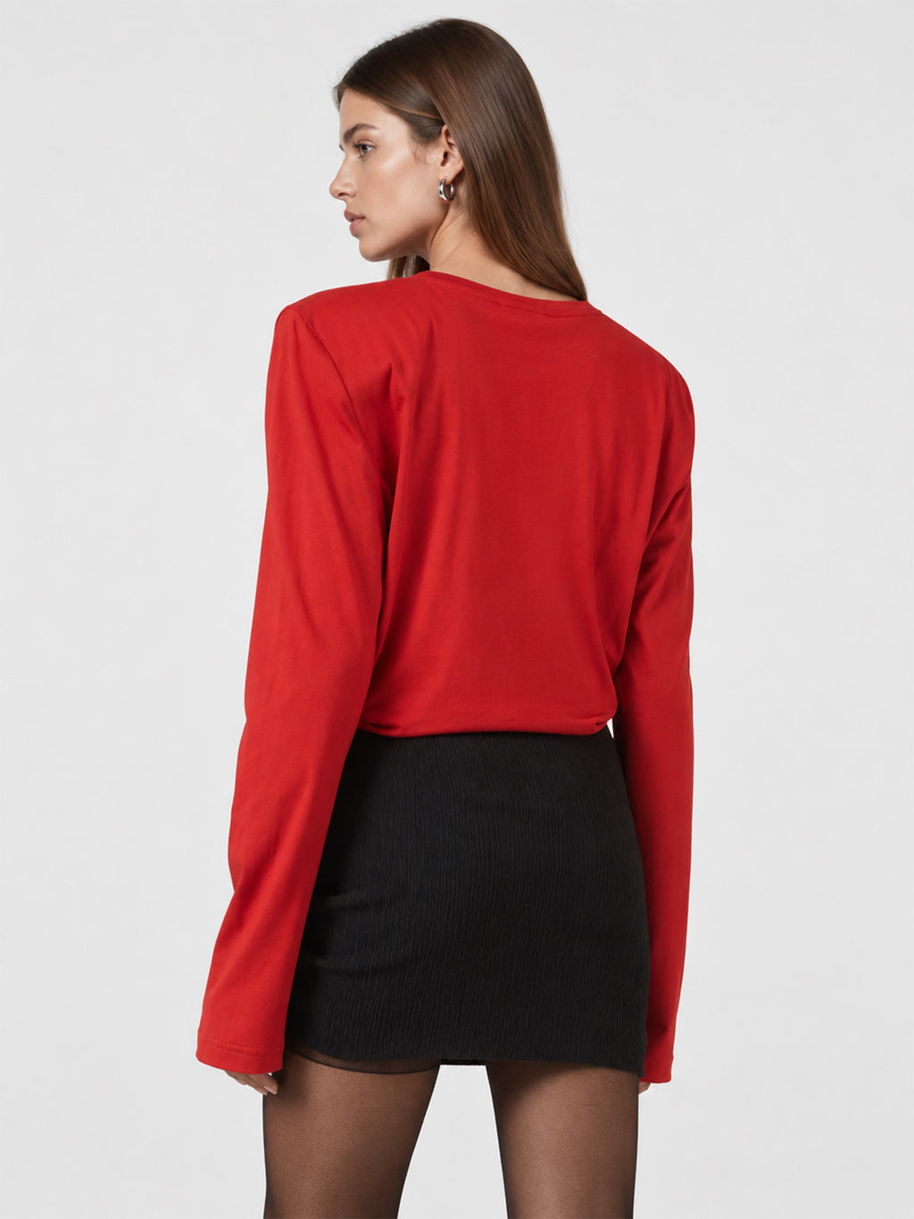 Twist Front Long Sleeve Top