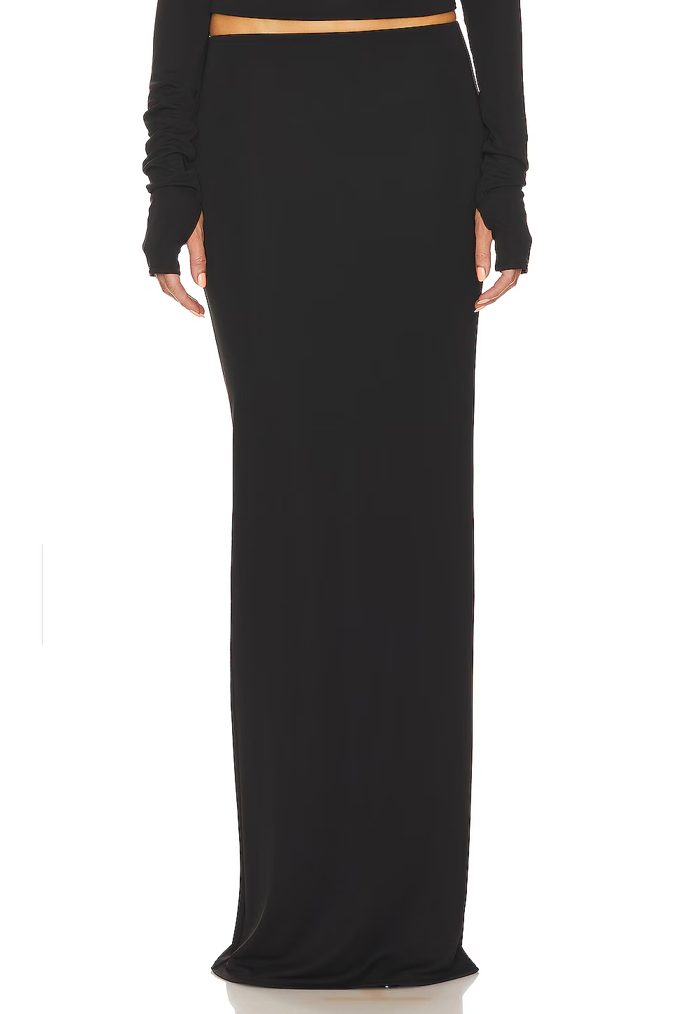 High Waist Minimalist Maxi Skirt