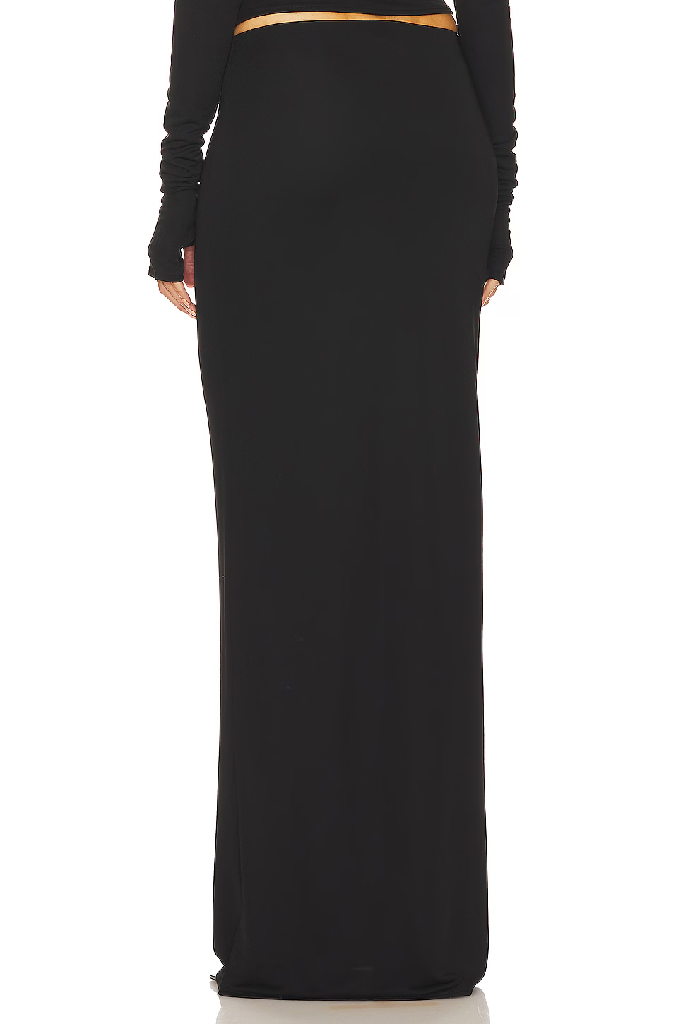 High Waist Minimalist Maxi Skirt