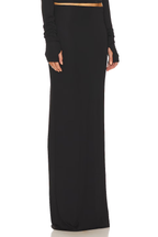 High Waist Minimalist Maxi Skirt
