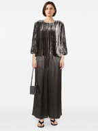 Textured Wide Leg Pants