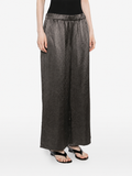 Textured Wide Leg Pants