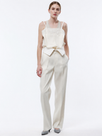 Ivory Lace Trim Camisole Top