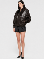 Ivory Satin Lace Trim Shorts