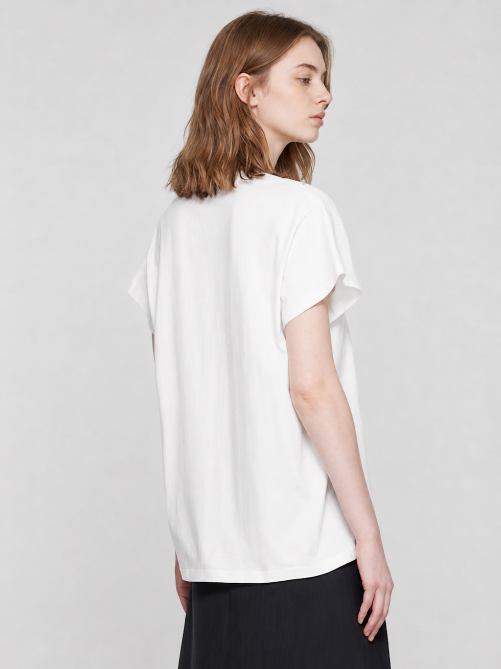 White Lace Appliqué Tee