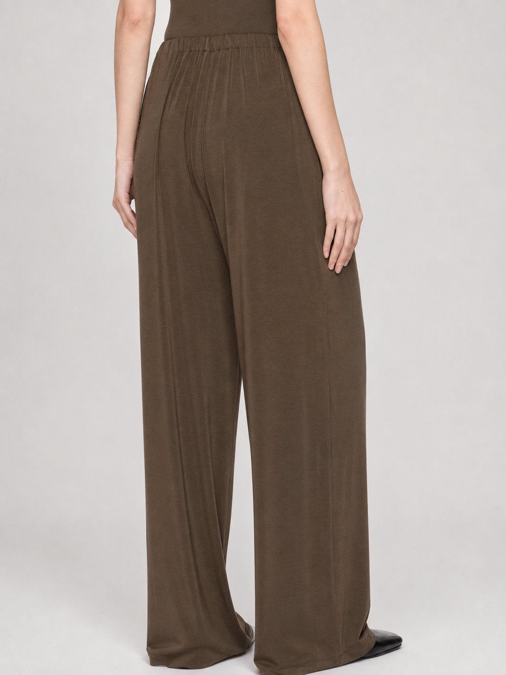 Ruched Tank & Wide Leg Pants Set