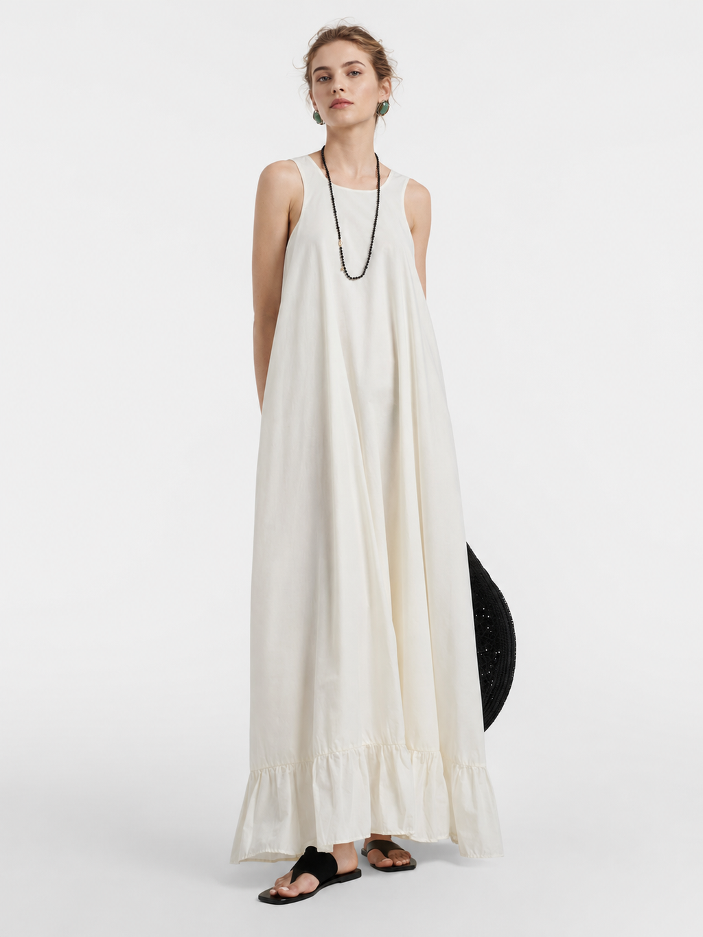 Open Back Bow Maxi Dress