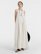 Open Back Bow Maxi Dress