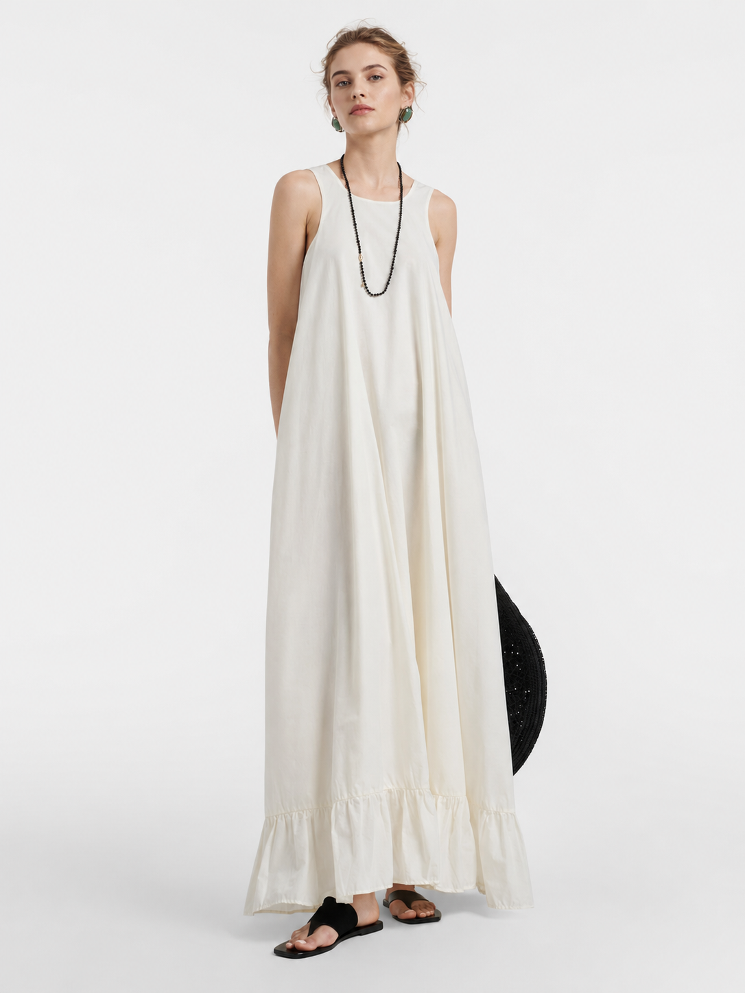 Open Back Bow Maxi Dress
