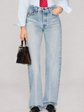 Light Wash Wide Leg Jeans