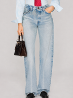 Light Wash Wide Leg Jeans