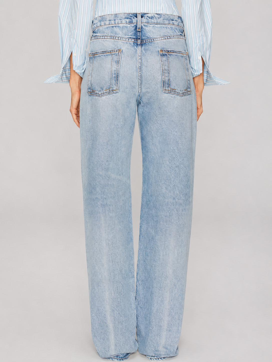 Light Wash Wide Leg Jeans