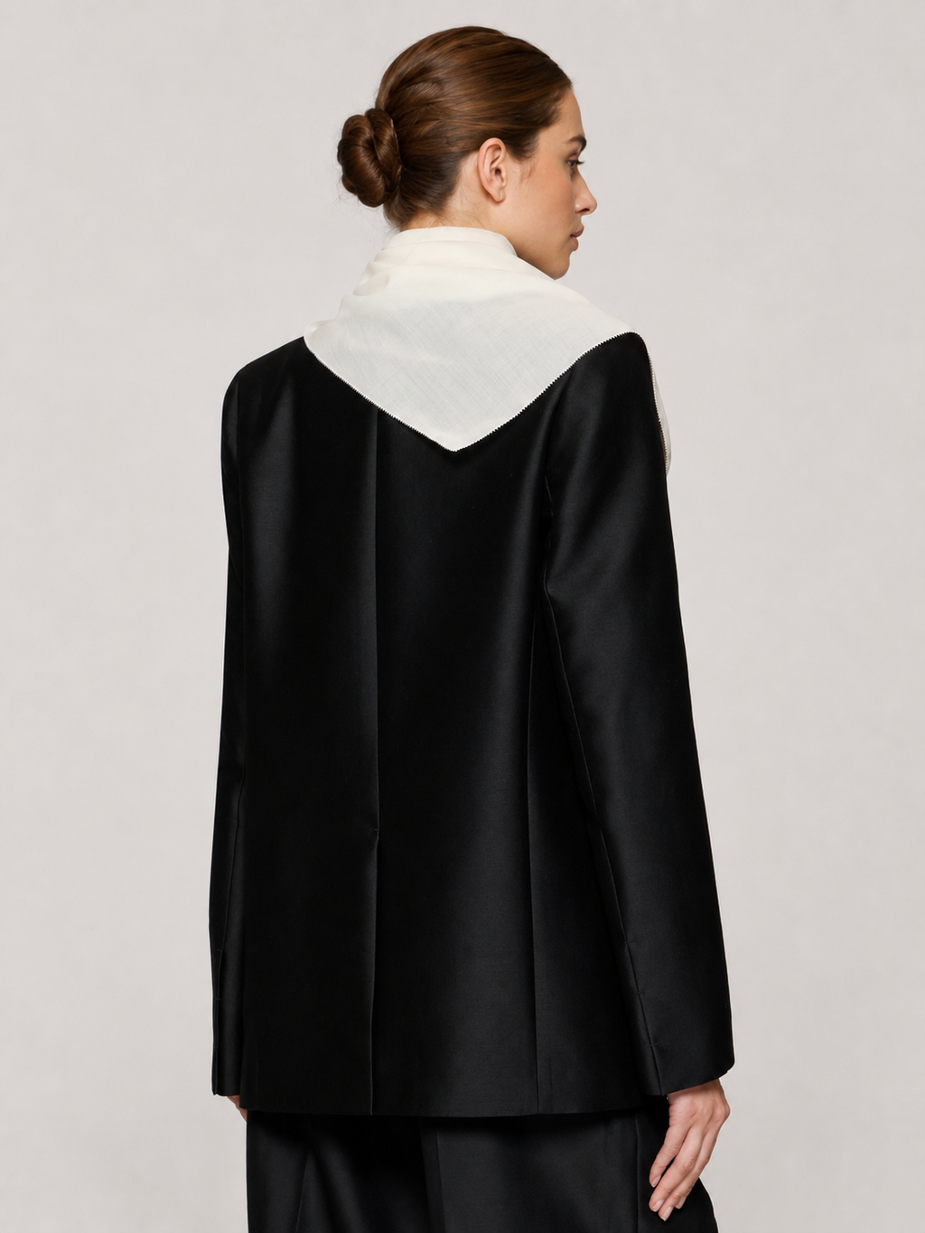 Minimalist Open Front Blazer Jacket