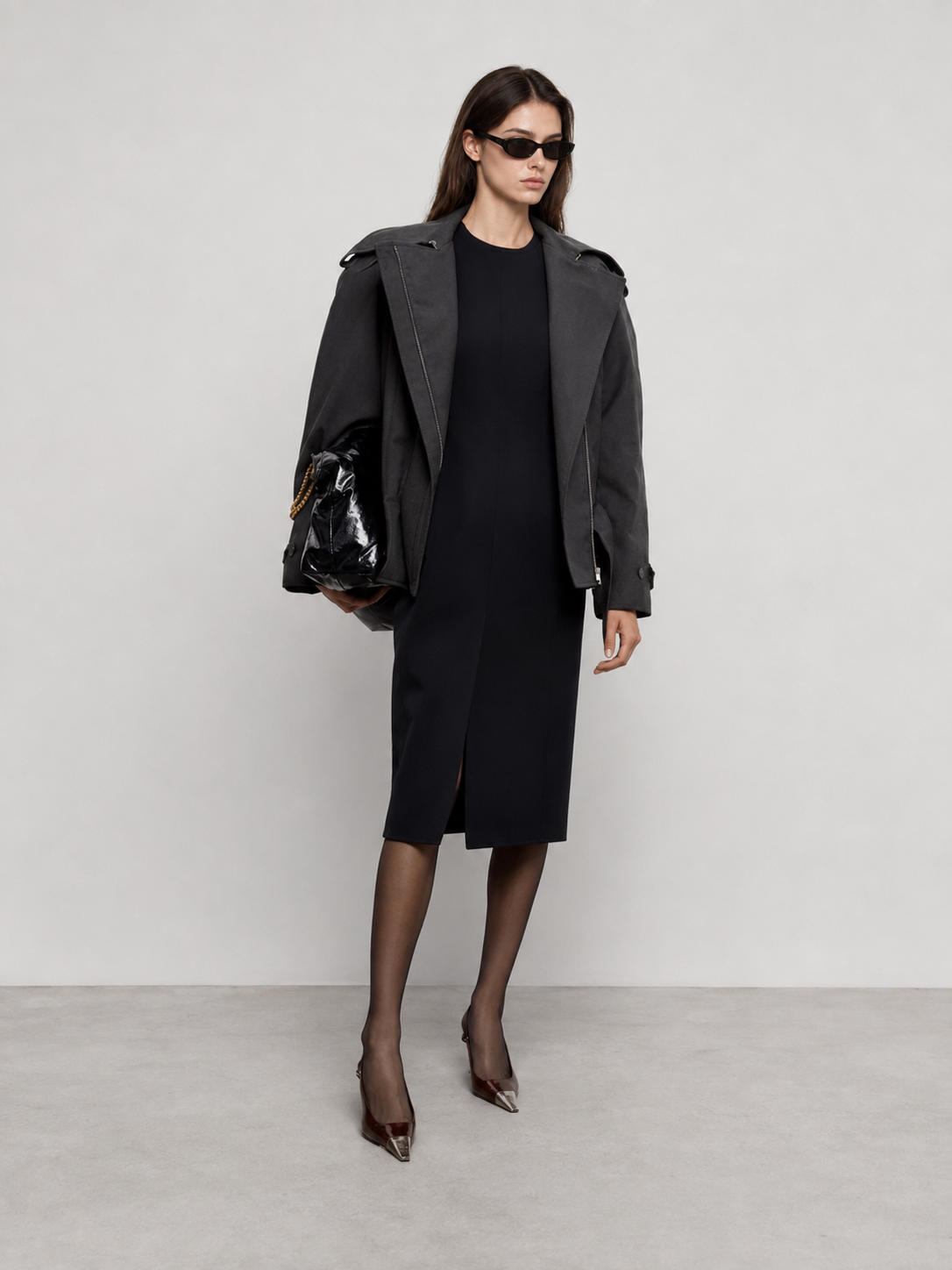 Belted Utility Cropped Jacket