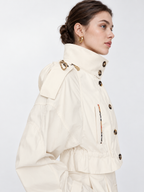 Cropped Trench Jacket