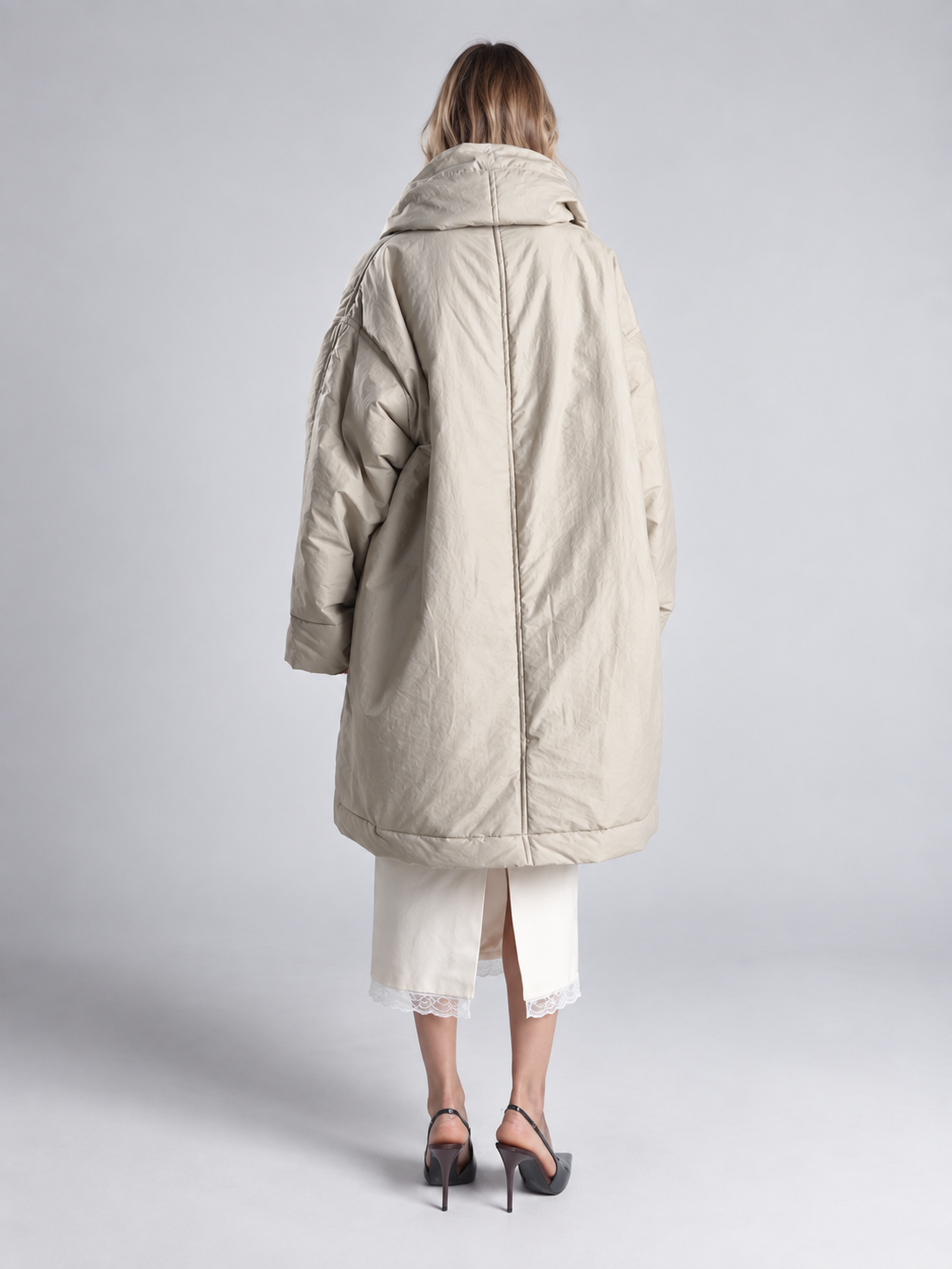 Oversized Hooded Puffer Coat Jacket