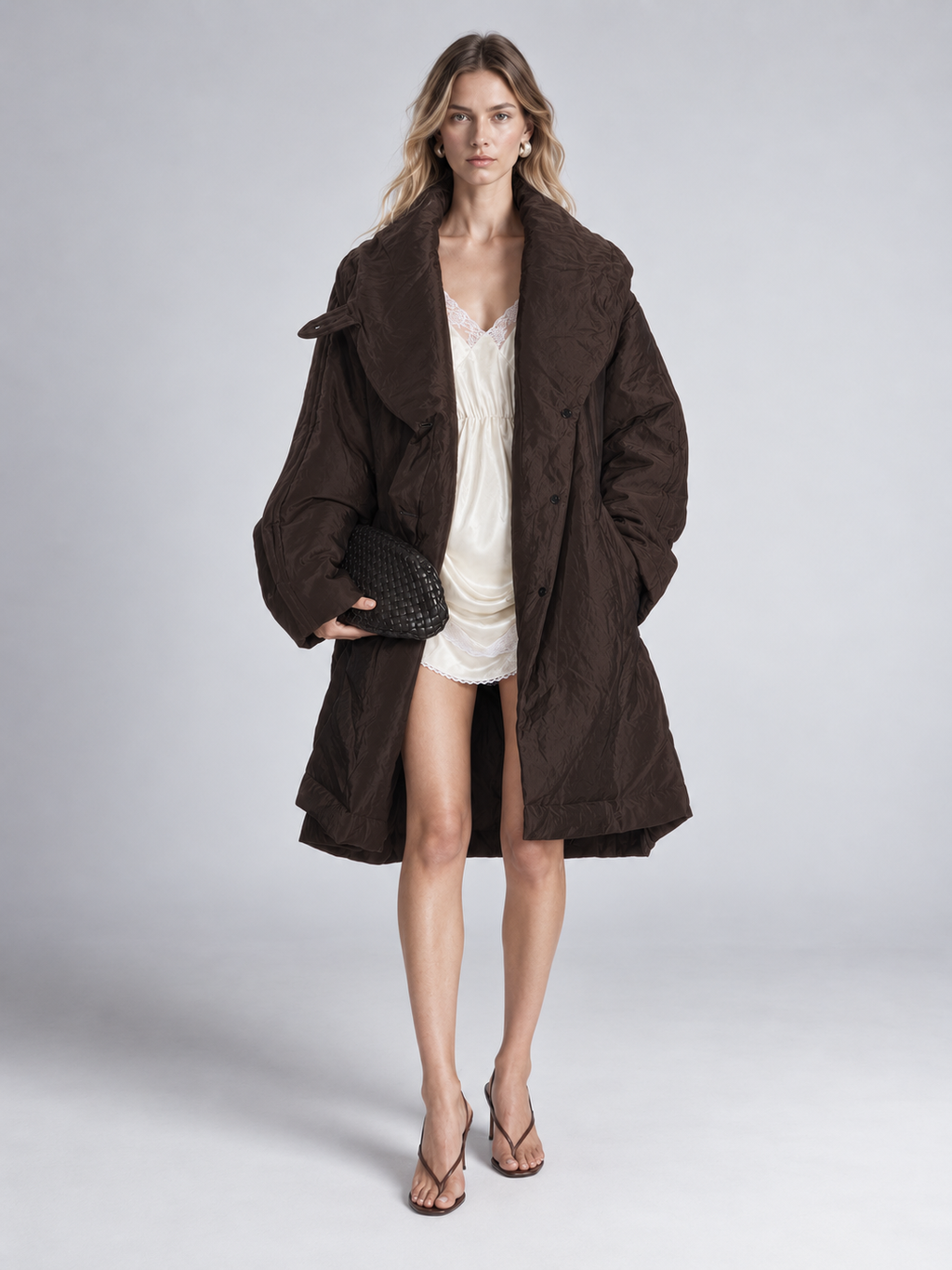 Oversized Hooded Puffer Coat Jacket