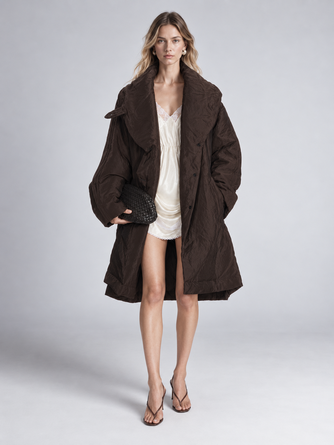 Oversized Hooded Puffer Coat Jacket