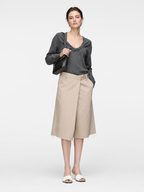 Ruched Scoop Neck Knit Top