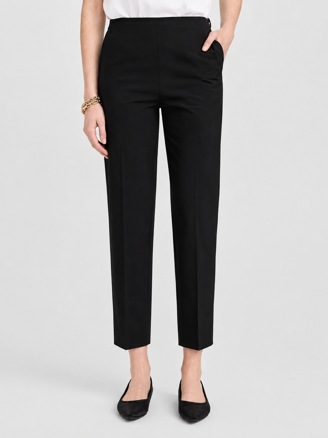 Tailored Slim Ankle Pants