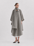 Oversized Cape Trench Coat