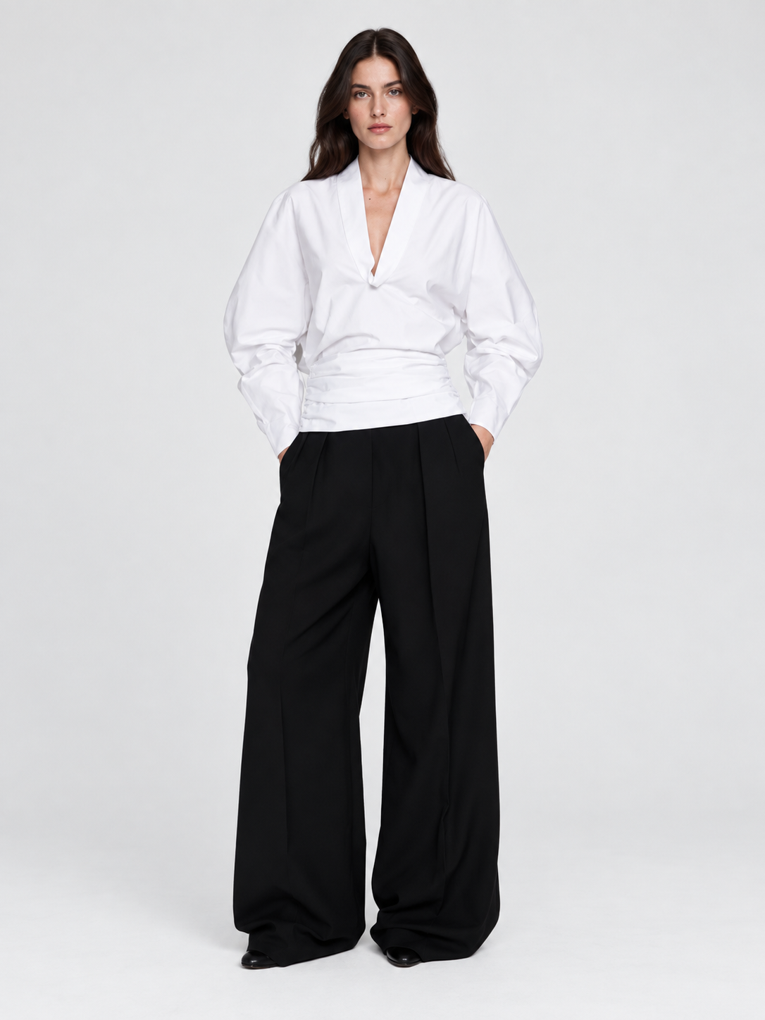 Ruched Waist Blouse