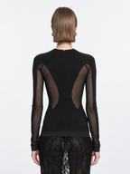 Sheer Mesh Top