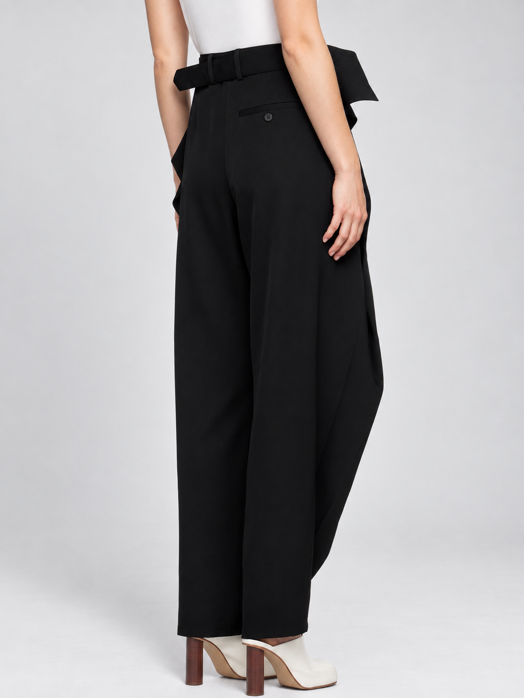 Belted Wide Leg Pants